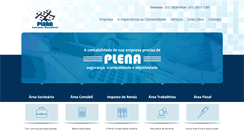 Desktop Screenshot of plenacontabilidade.net